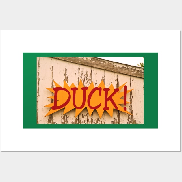 Duck! Wall Art by thadz